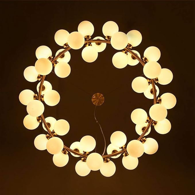 Pendul LED auriu, 25 W, 3 temperaturi de culoare, 45 cm