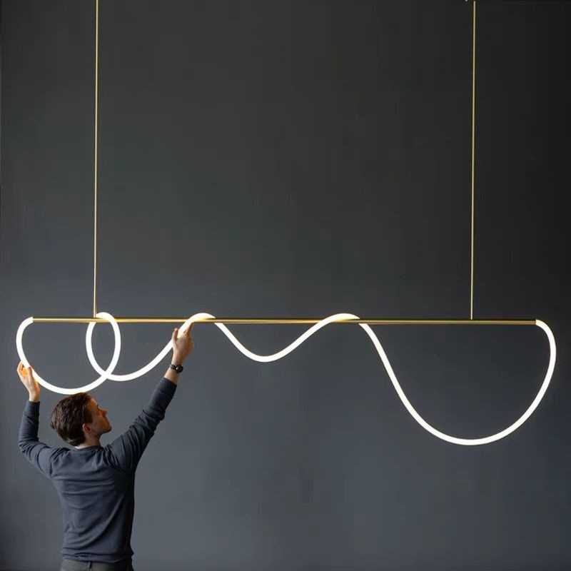Plafonieră LED dimabilă, Wi-Fi, telecomandă, 150 cm, 120 W, 5000 lm
