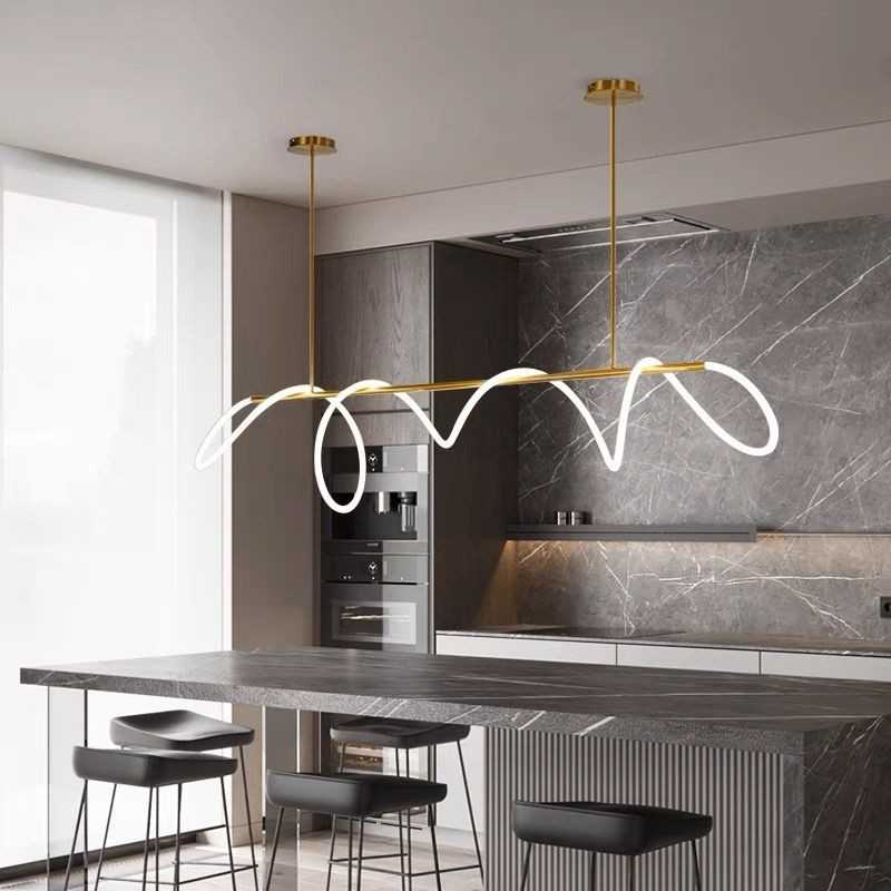 Plafonieră LED dimabilă, Wi-Fi, telecomandă, 150 cm, 120 W, 5000 lm