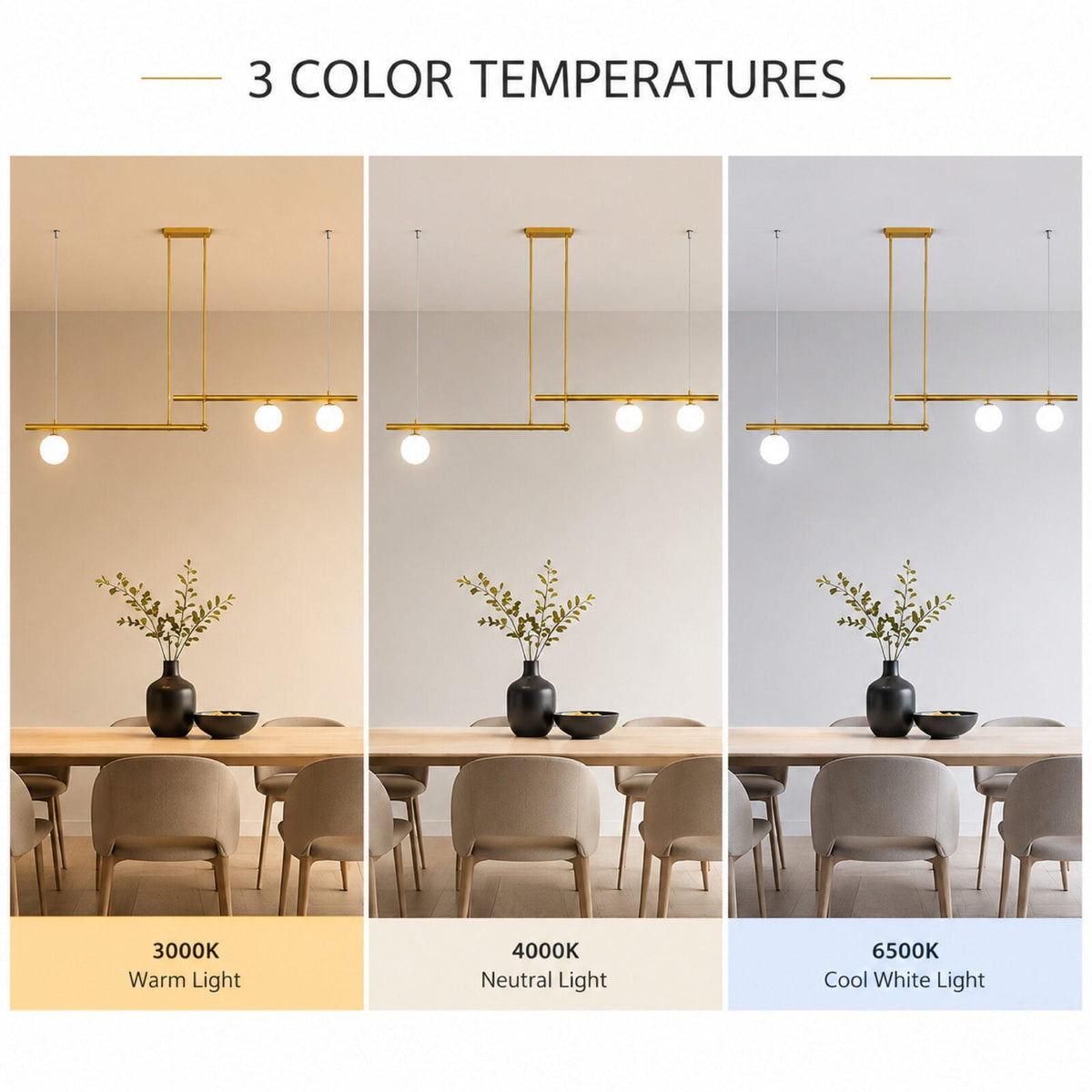 Pendul LED modern, bronz, 40 W, 2000 lm, cu telecomandă, dimabil