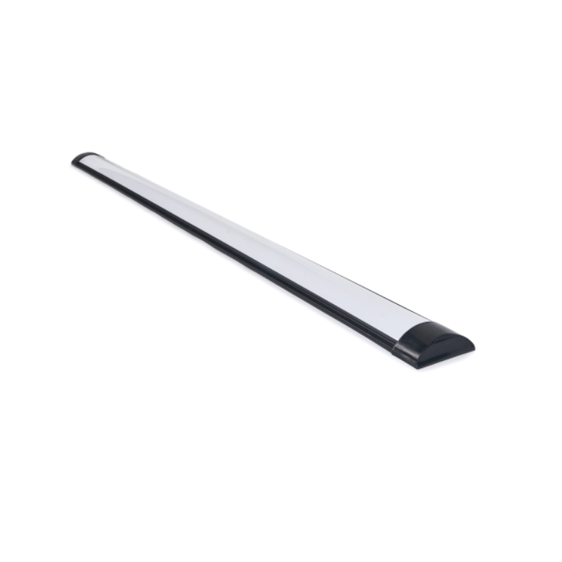 Tub LED Fida Luminastar Slim, 60 cm, negru, 6500 K