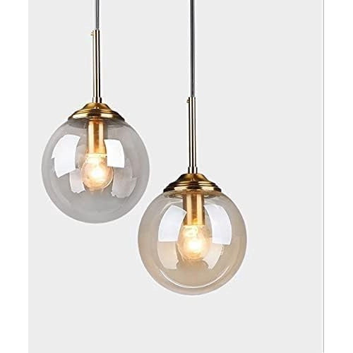 Lampă suspendată E27 din metal mat și acril, 30 x 15 x 100 cm