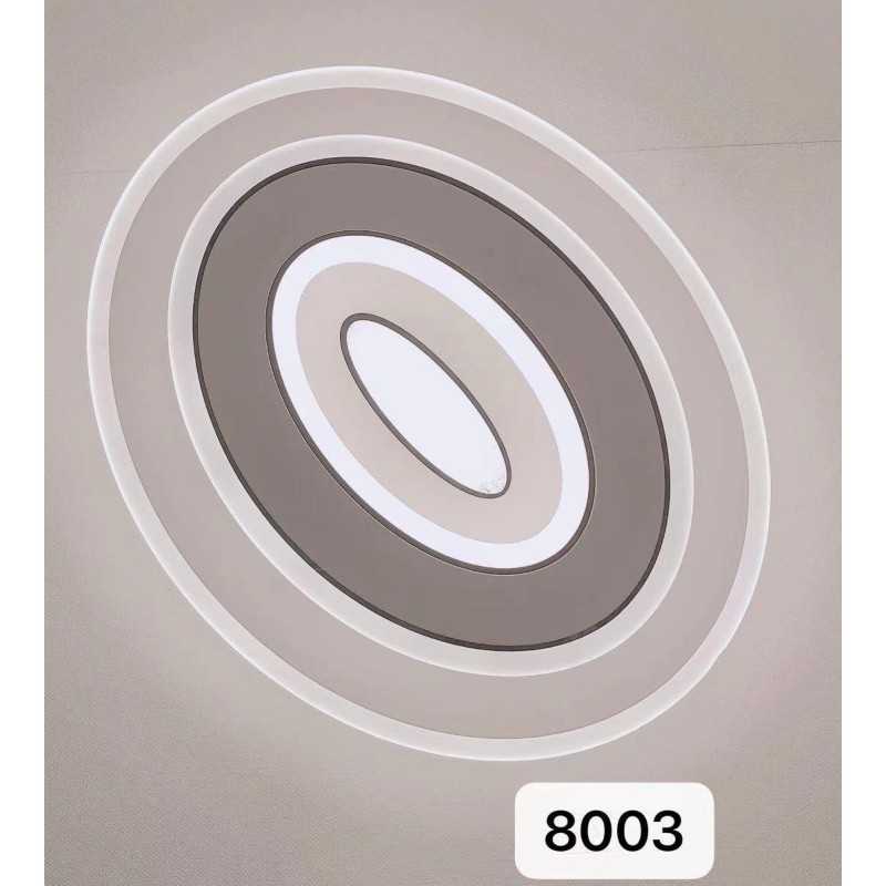 Plafonieră LED 100 W, dimabilă, Wi-Fi și telecomandă, 32 cm, albă