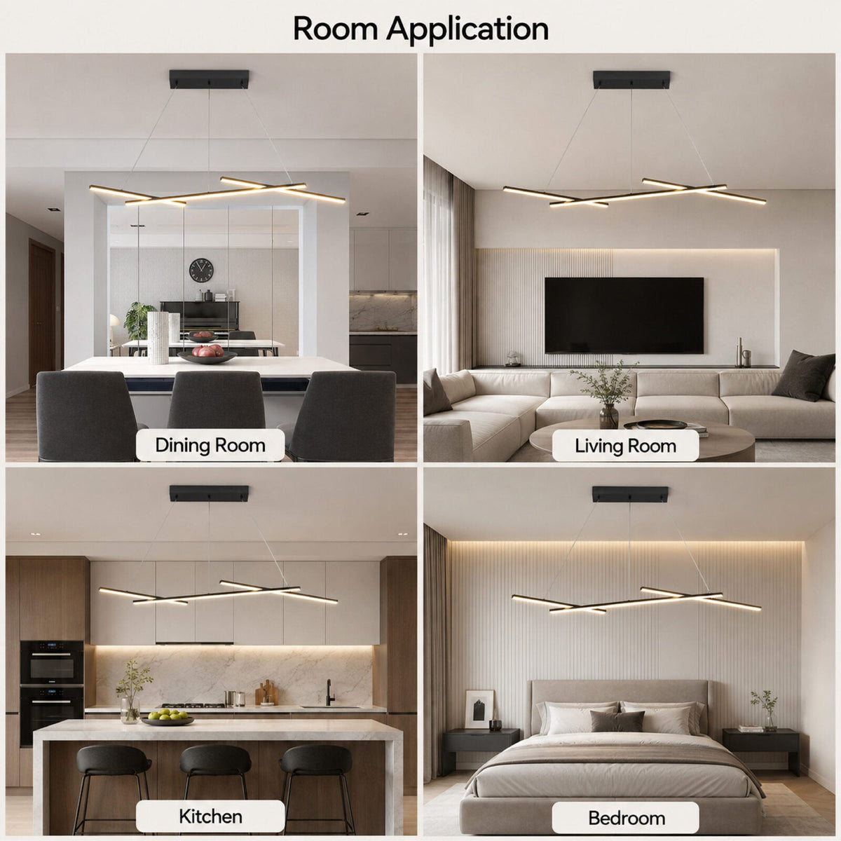 Plafonieră LED dimabilă cu telecomandă, albă, 100 × 100 cm, 5500 lm