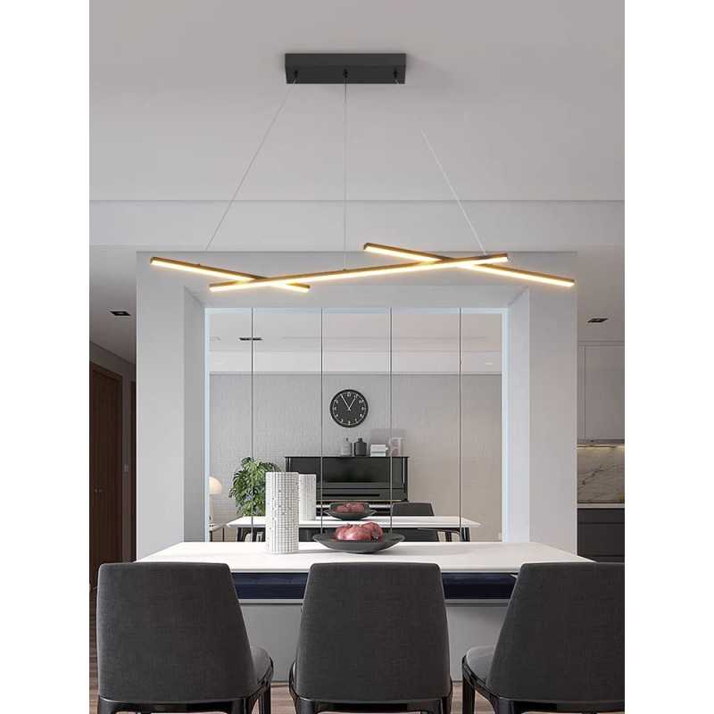 Plafonieră LED dimabilă cu telecomandă, albă, 100 × 100 cm, 5500 lm