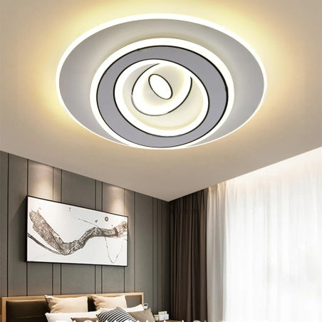 Plafonieră LED rotundă, 50 cm, dimabilă, cu Wi-Fi și telecomandă