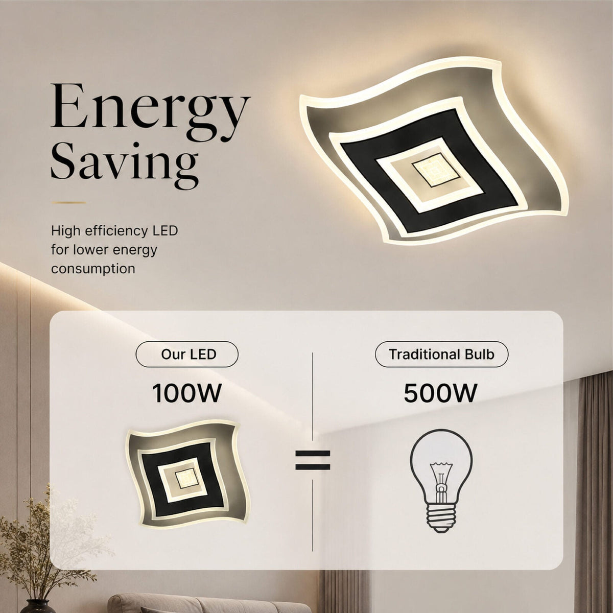 Lampă LED pentru oglindă 32 cm, dimabilă, Wi-Fi și telecomandă, 100 W