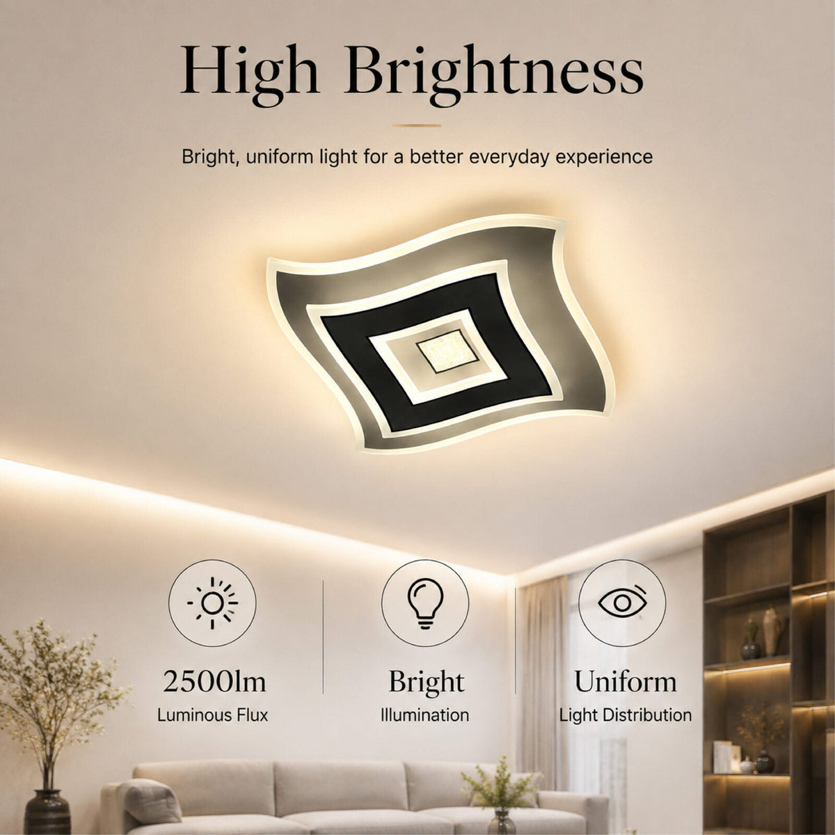 Lampă LED pentru oglindă 32 cm, dimabilă, Wi-Fi și telecomandă, 100 W