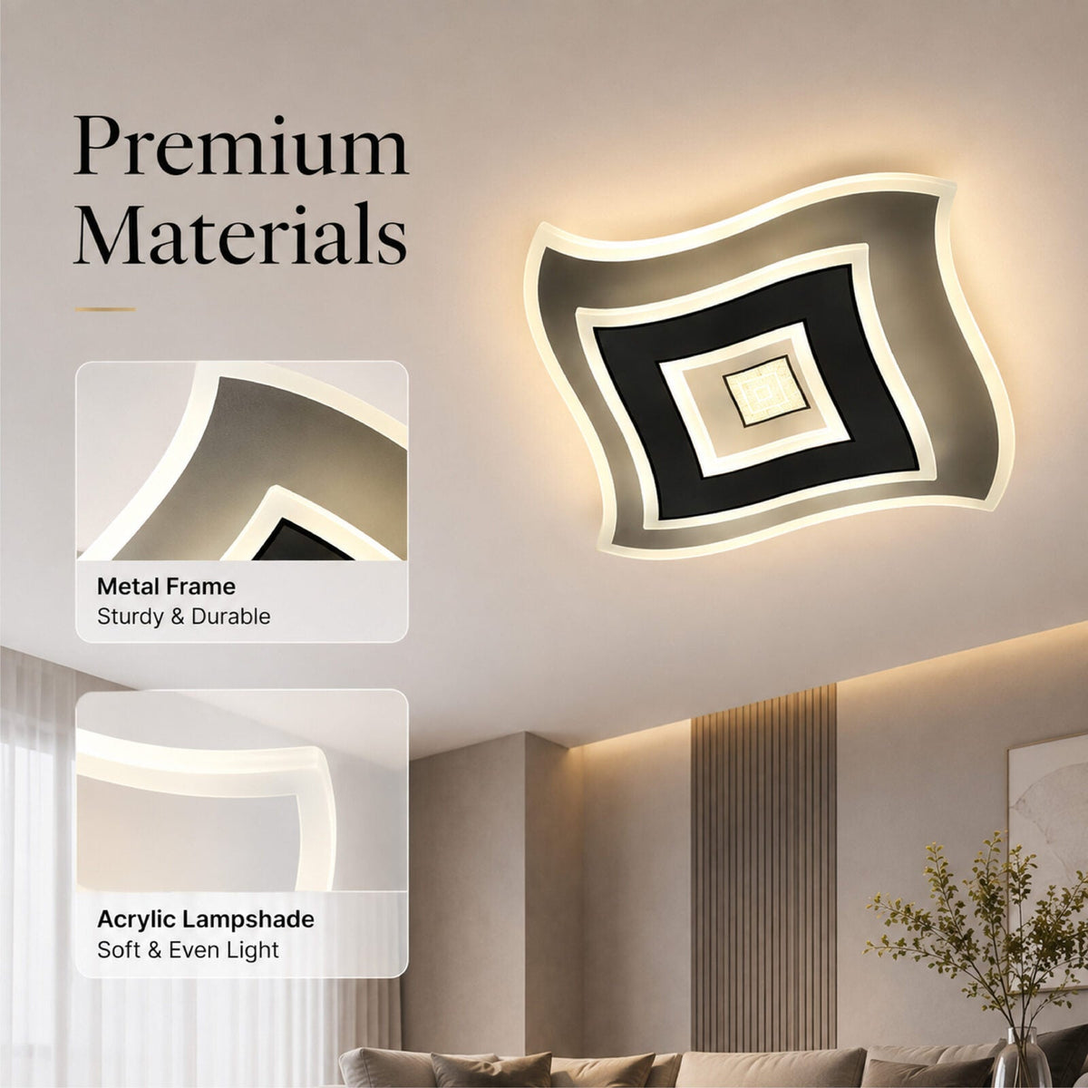 Lampă LED pentru oglindă 32 cm, dimabilă, Wi-Fi și telecomandă, 100 W