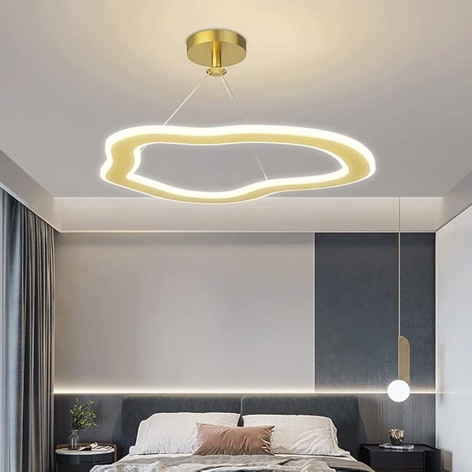 Plafonieră LED aurie 27 W, 1425 lm, 3 temperaturi de culoare
