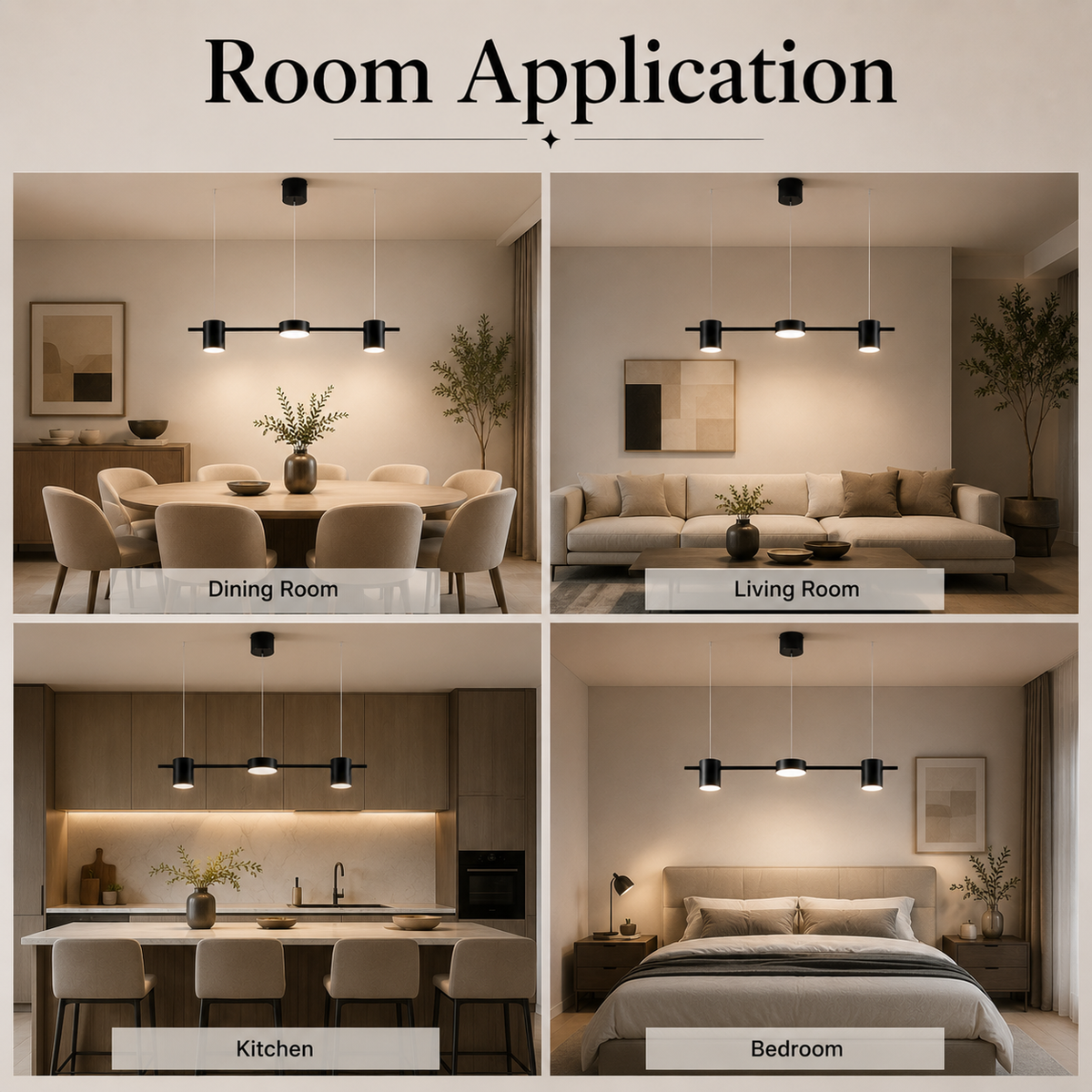 Plafonieră LED neagră 30 W, Wi-Fi, dimabilă, telecomandă, 3 culori