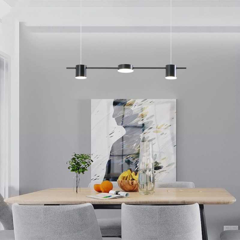 Plafonieră LED neagră 30 W, Wi-Fi, dimabilă, telecomandă, 3 culori