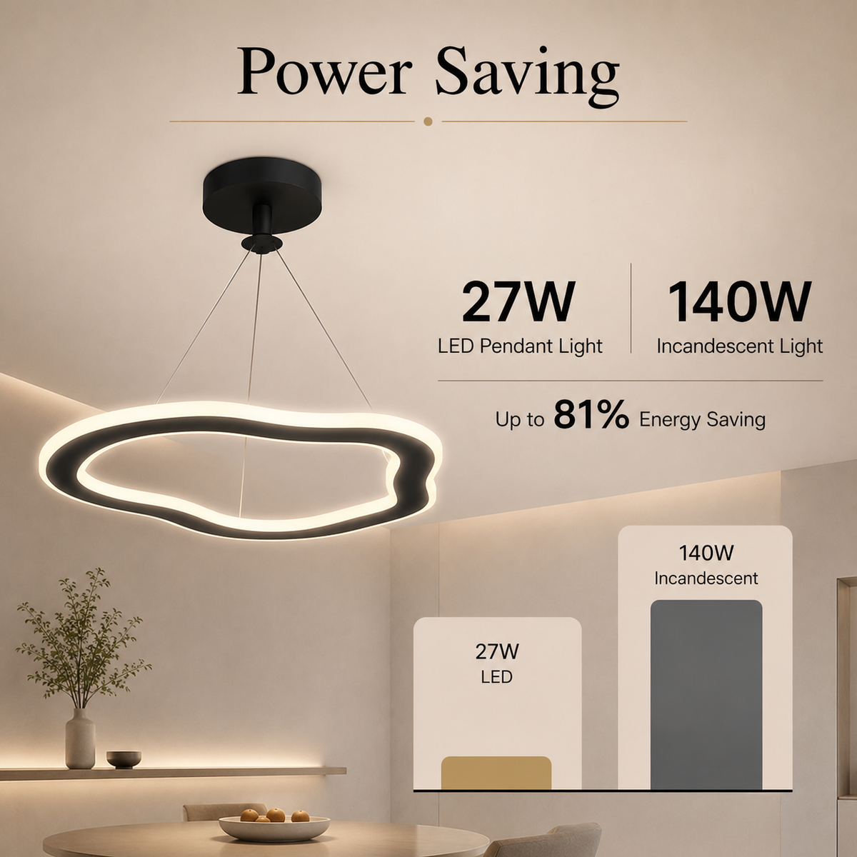 Plafonieră LED rotundă neagră, 27 W, 3 culori, Ø25 cm