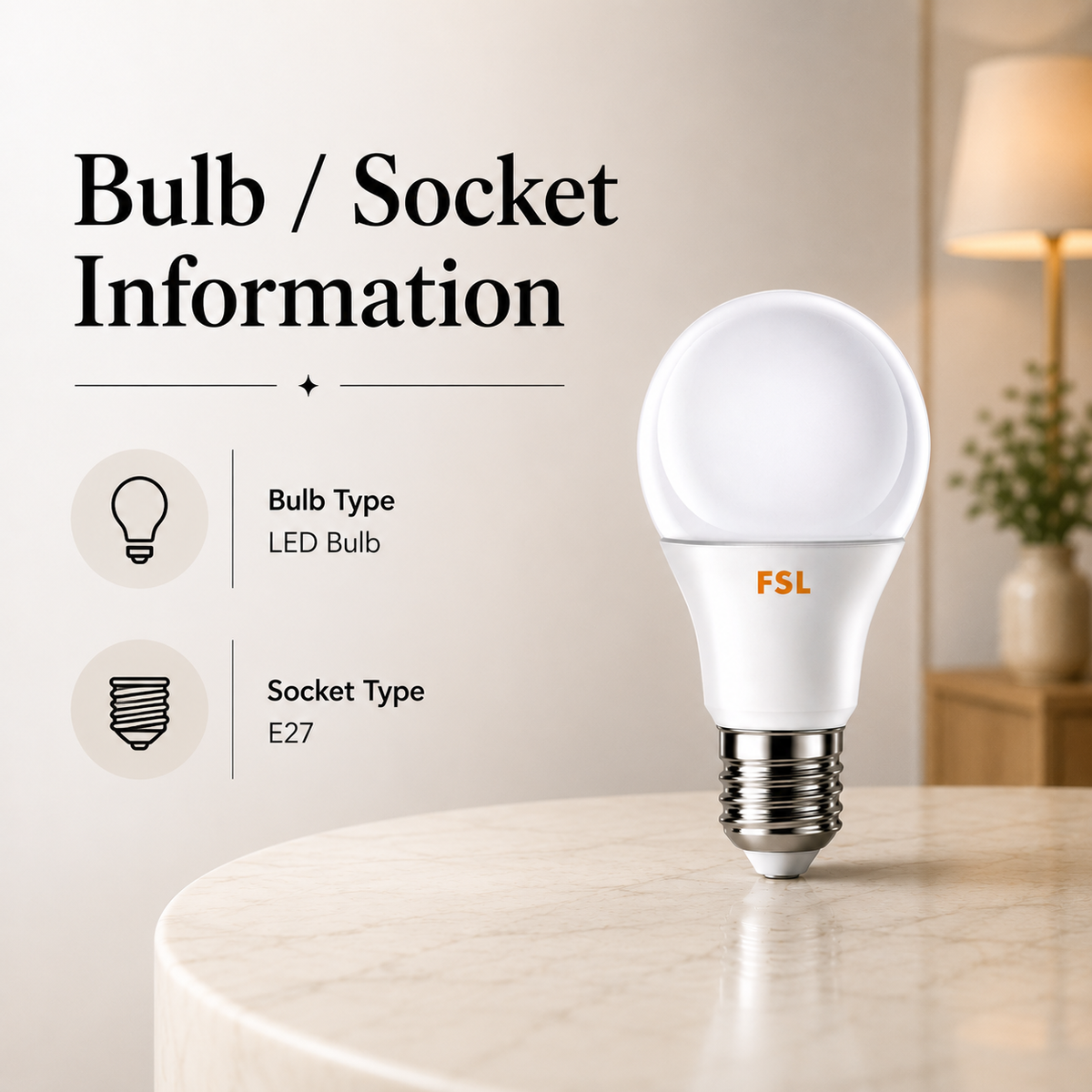 Bec LED E27 A60, 10 W, lumină albă rece 6500 K