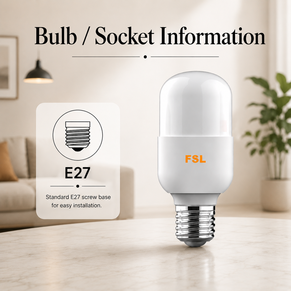 Bec LED T130, 42 W, E27, 6500 K, 3600 lm, lumină rece