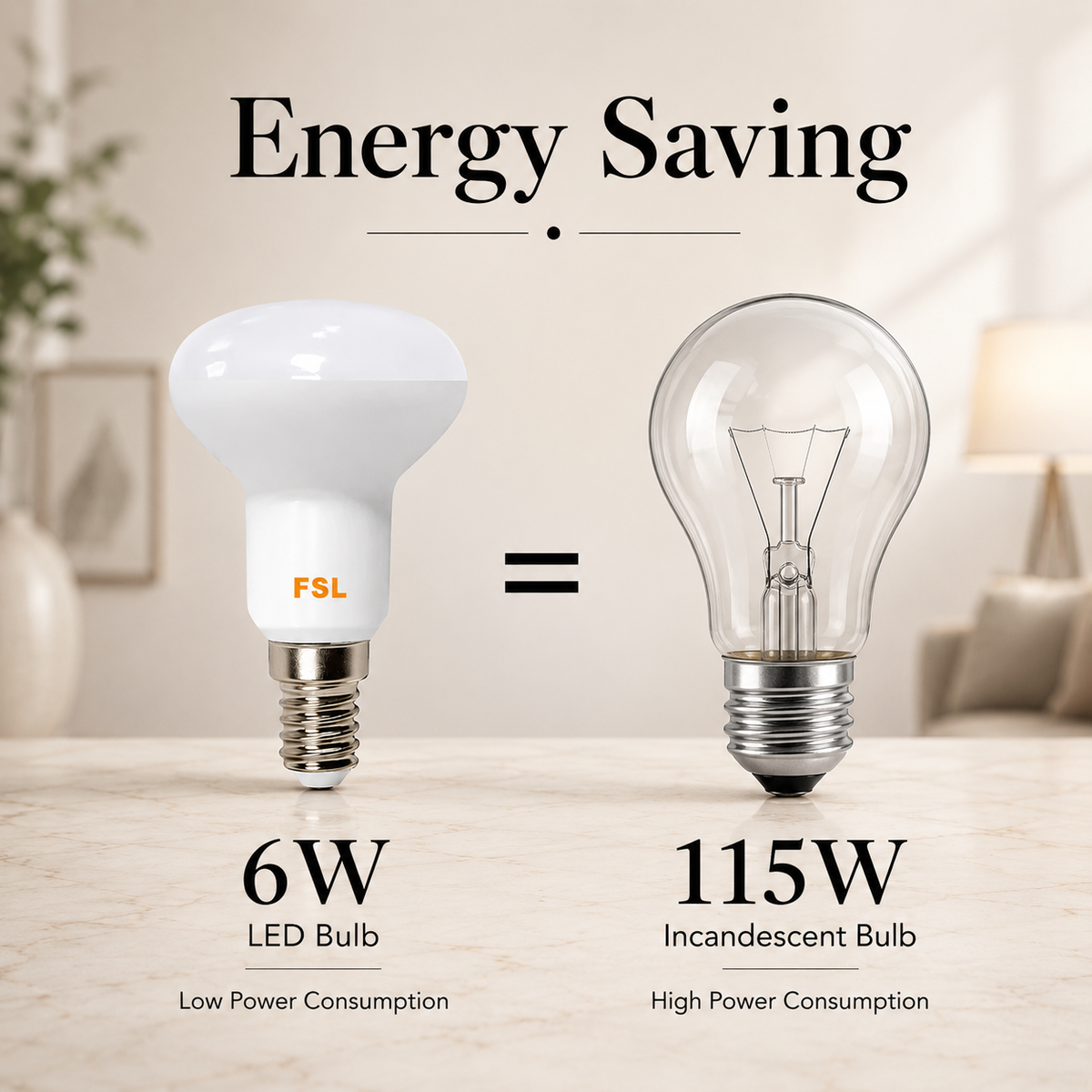 Bec LED reflector R50 E14, 6 W, 6500 K, 490 lm, echivalent 115 W
