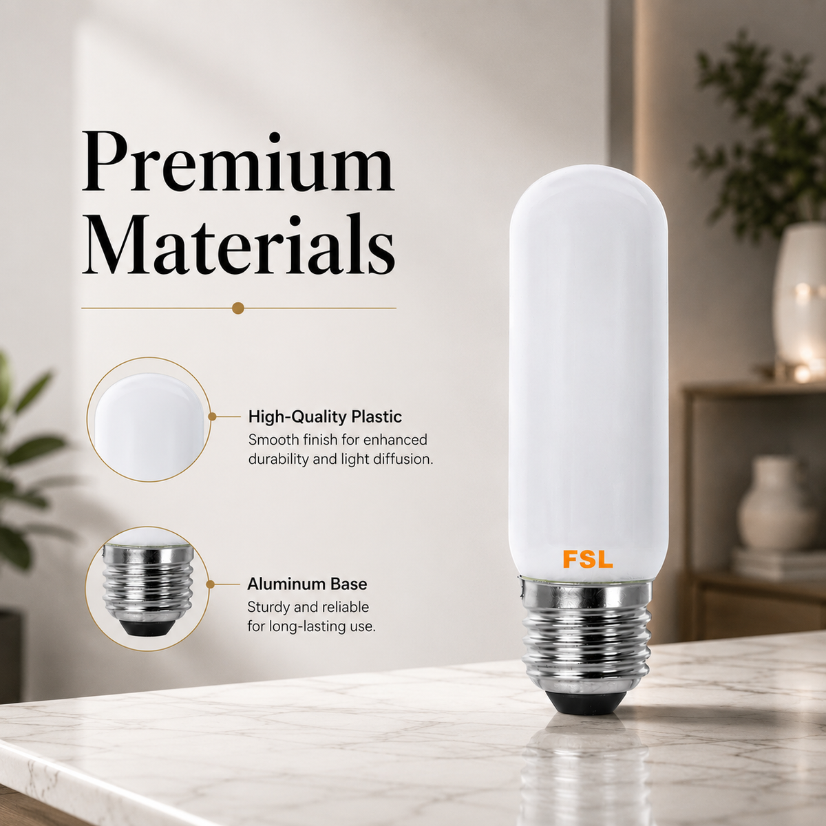 Bec LED FST 112 T14, E27, 12 W, 6500 K, 1350 lm, lumină rece