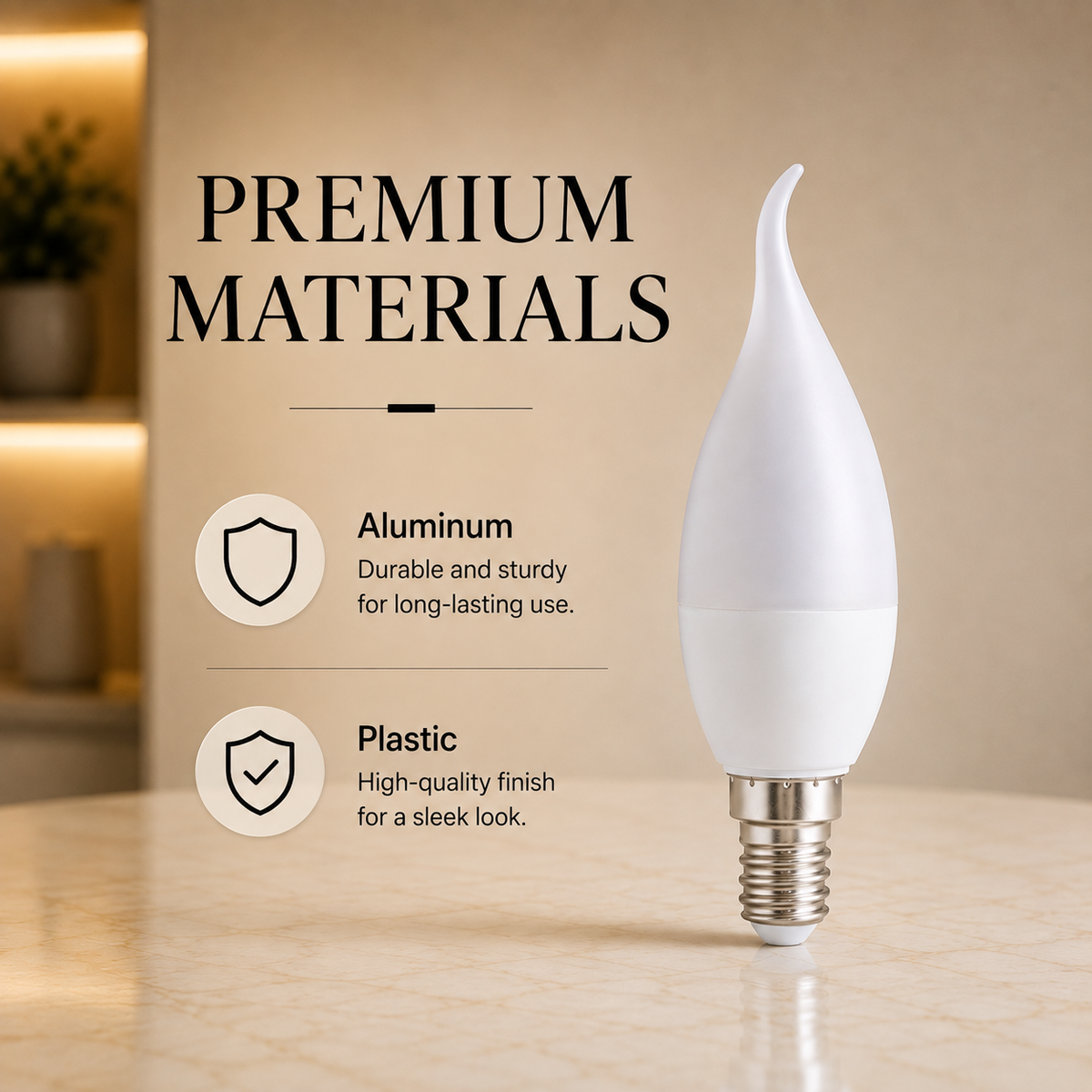 Bec LED decorativ BT37 E14, 6 W, 480 lm, 6500 K, mat, lumină rece