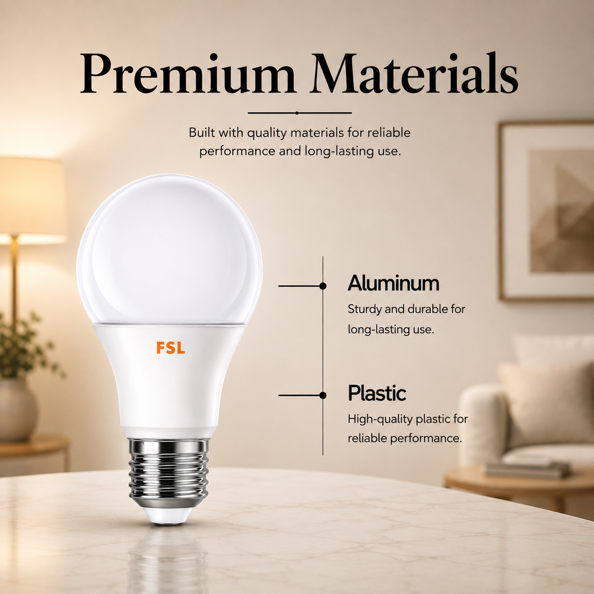 Bec LED E27 A60, 9 W, lumină albă neutră, 4000 K