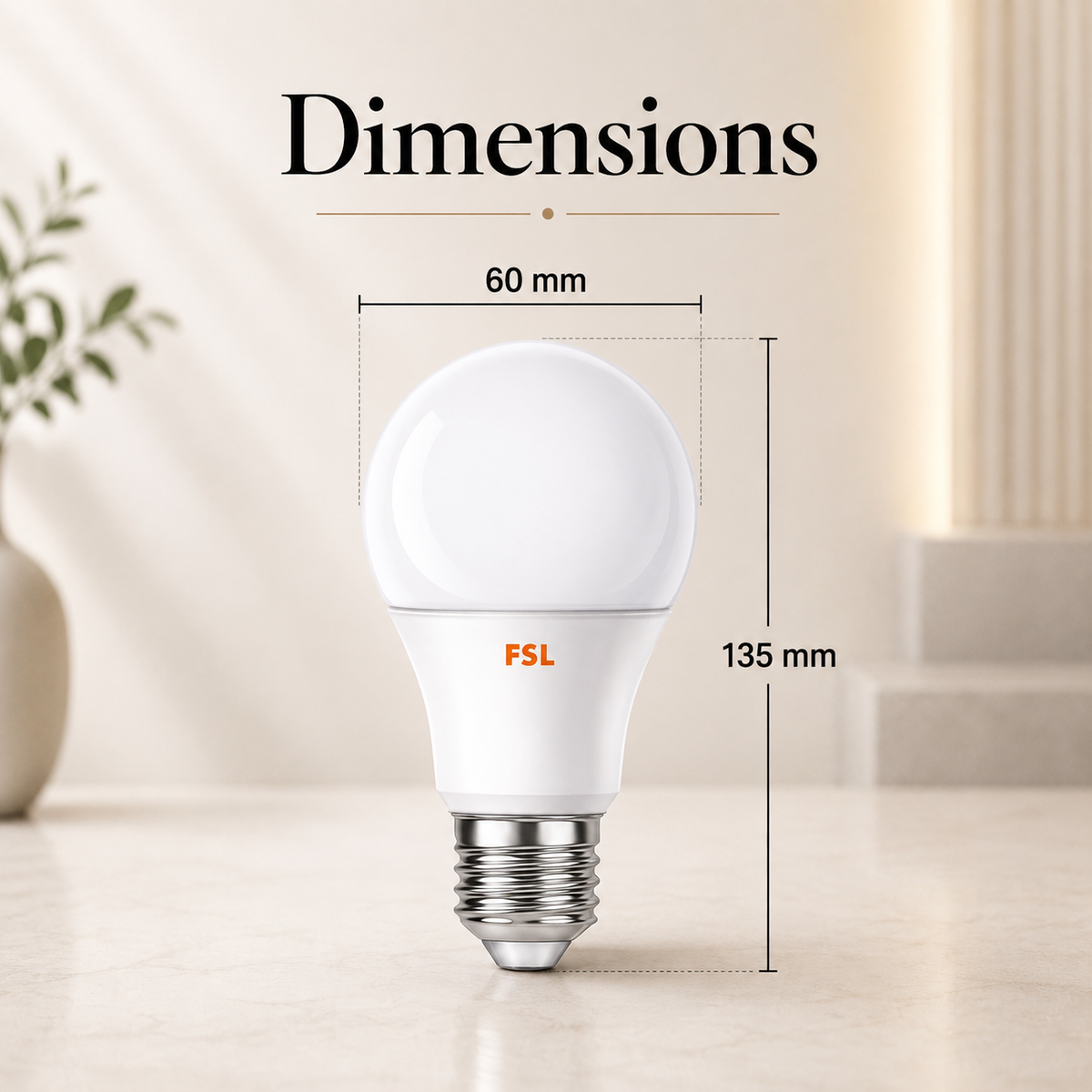 Bec LED E27 A60, 13 W, 6500 K, 1300 lm, lumină rece