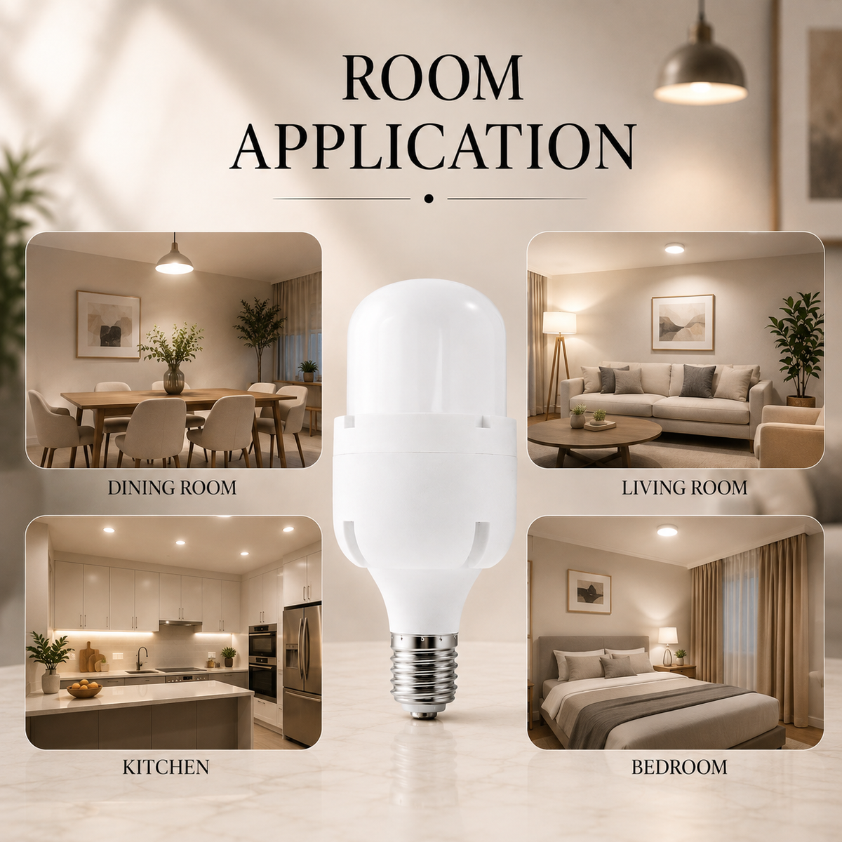 Bec LED FST111 E27, 80 W, 7000 lm, lumină rece 6500 K