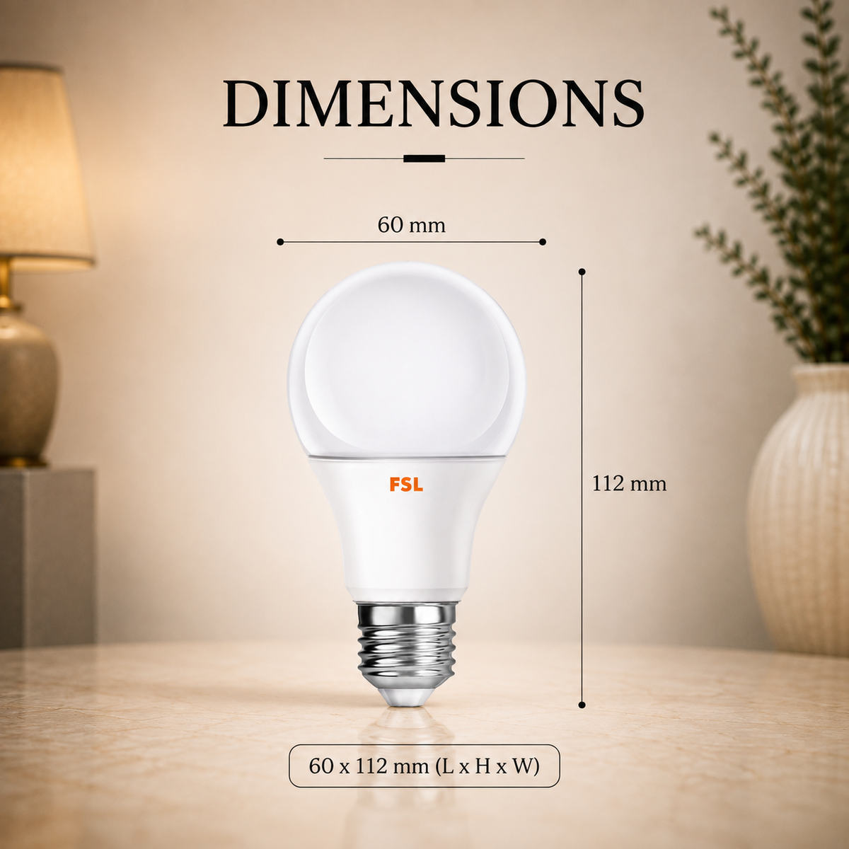 Bec LED A60 E27, 9 W, 6500 K, 870 lm, lumină rece