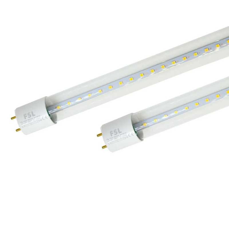 Tub LED T8, 24 W, 1,5 m, 6500 K, lumină rece, transparent