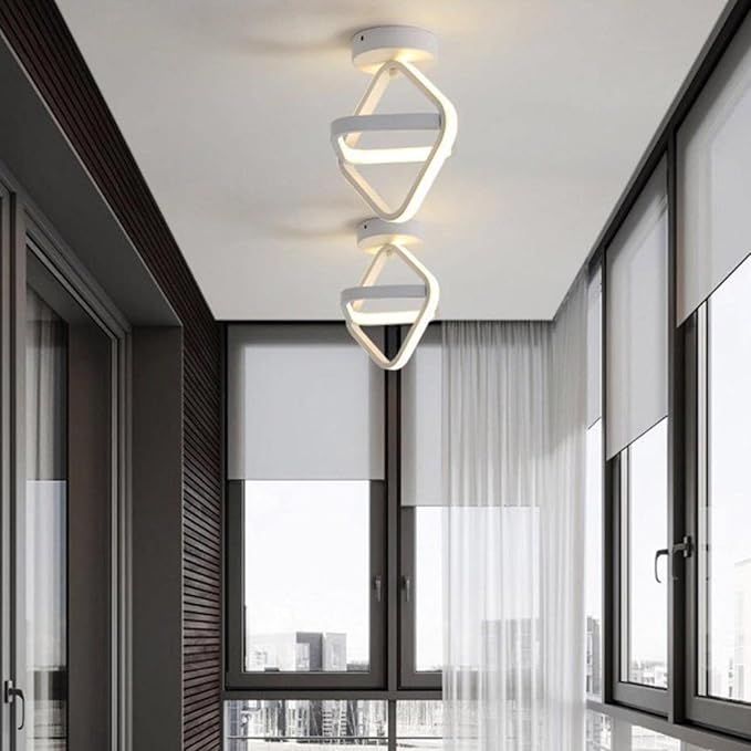 Aplică LED de perete albă, 40 W, 5000 lm, 22 × 35 × 22 cm