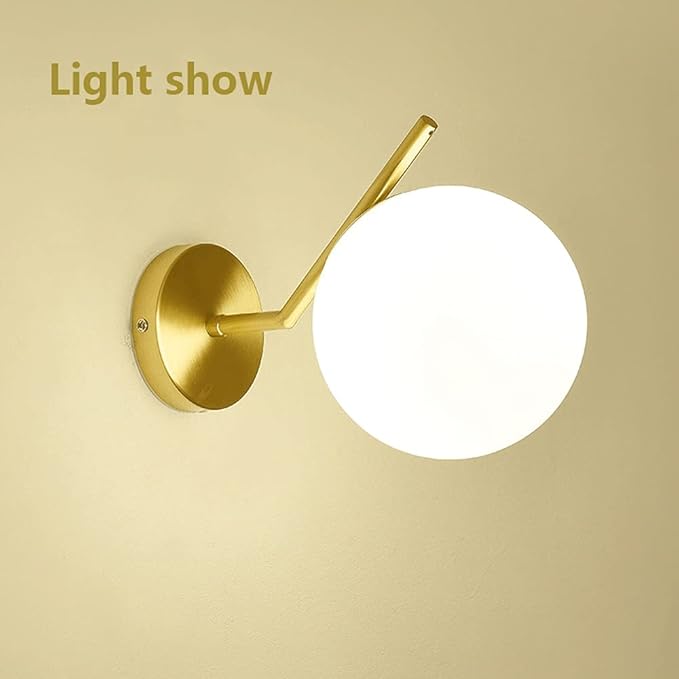 Aplică de perete albă E27, metal și sticlă, IP68, 3 culori de lumină