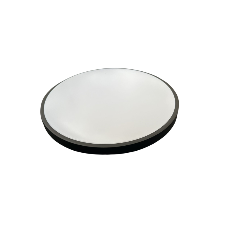 Spot LED rotund dublu, negru, 35 cm, 2400 lm, 3 culori, IP44