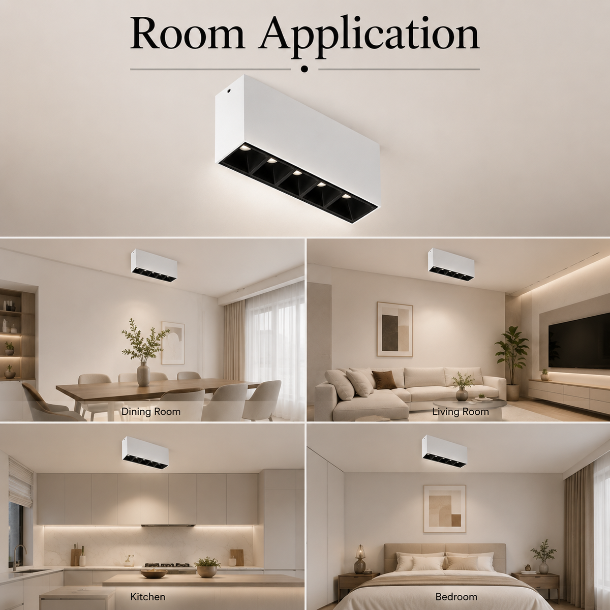 Spot LED încastrat negru, 10 W, 1800 lm, 3 temperaturi de culoare, IP20