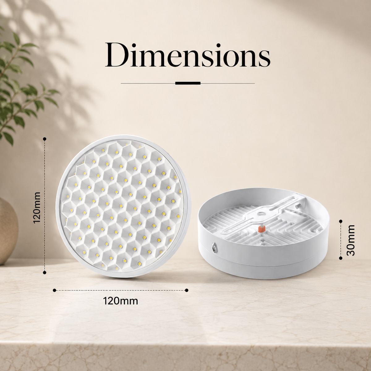 Spot LED de interior, 15 W, 3 temperaturi de culoare, alb, IP20