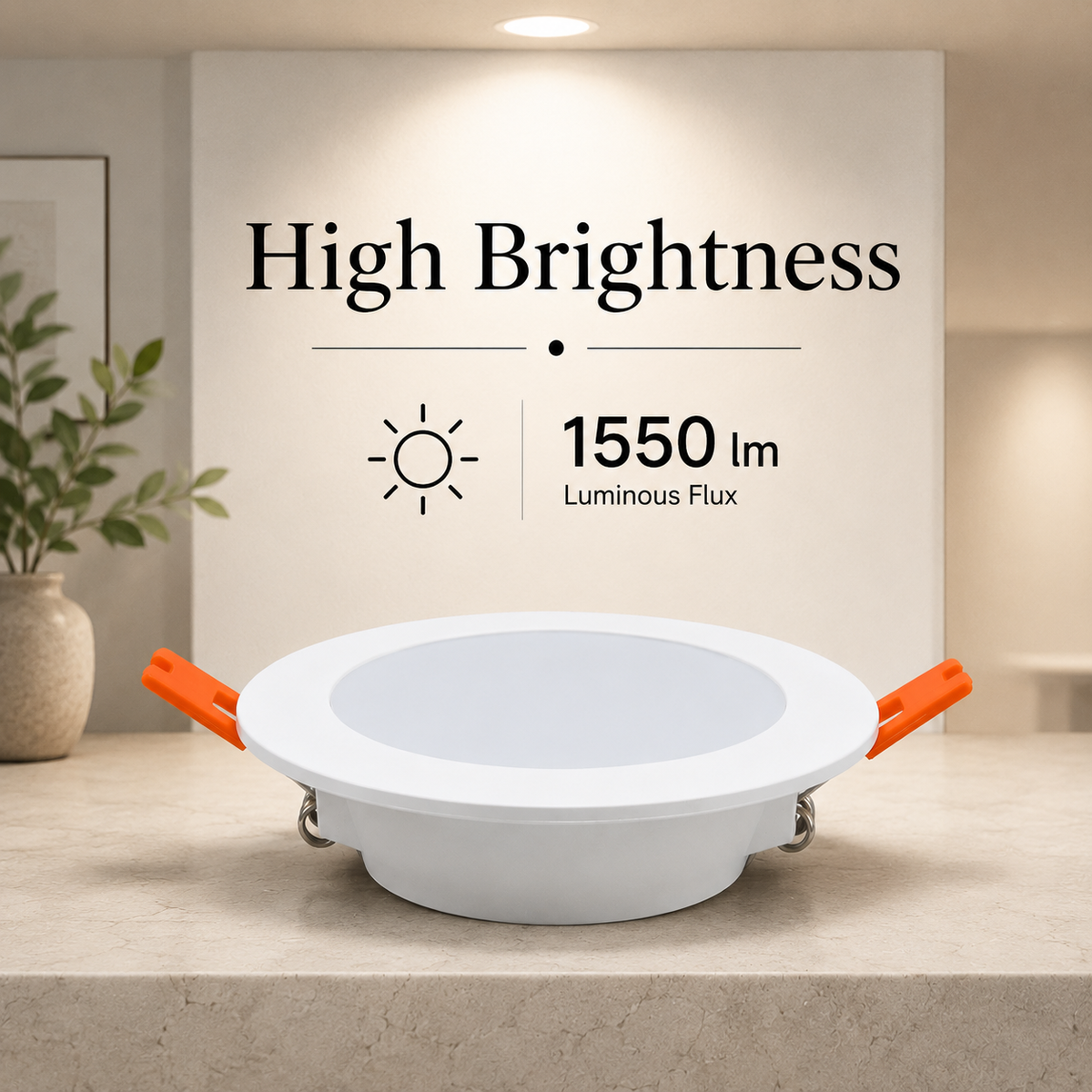 Spot LED de tavan FSD601, 22 W, 3 temperaturi de culoare, alb