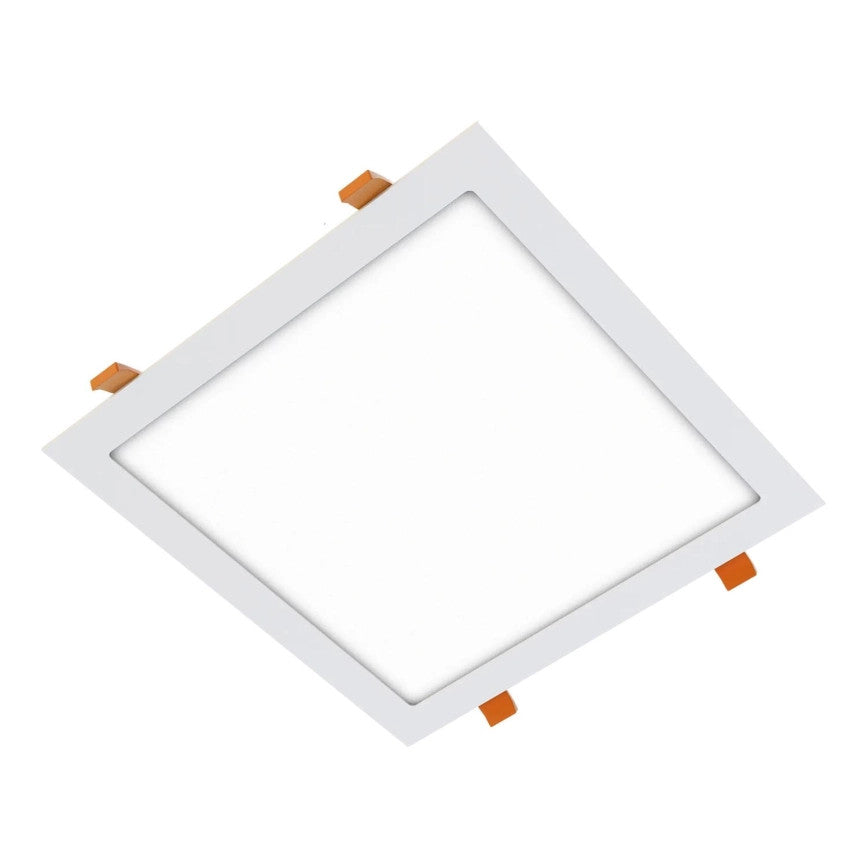 Spot LED încastrat pătrat, 24 W, 2400 lm, 6500 K, alb, 295 x 295 mm