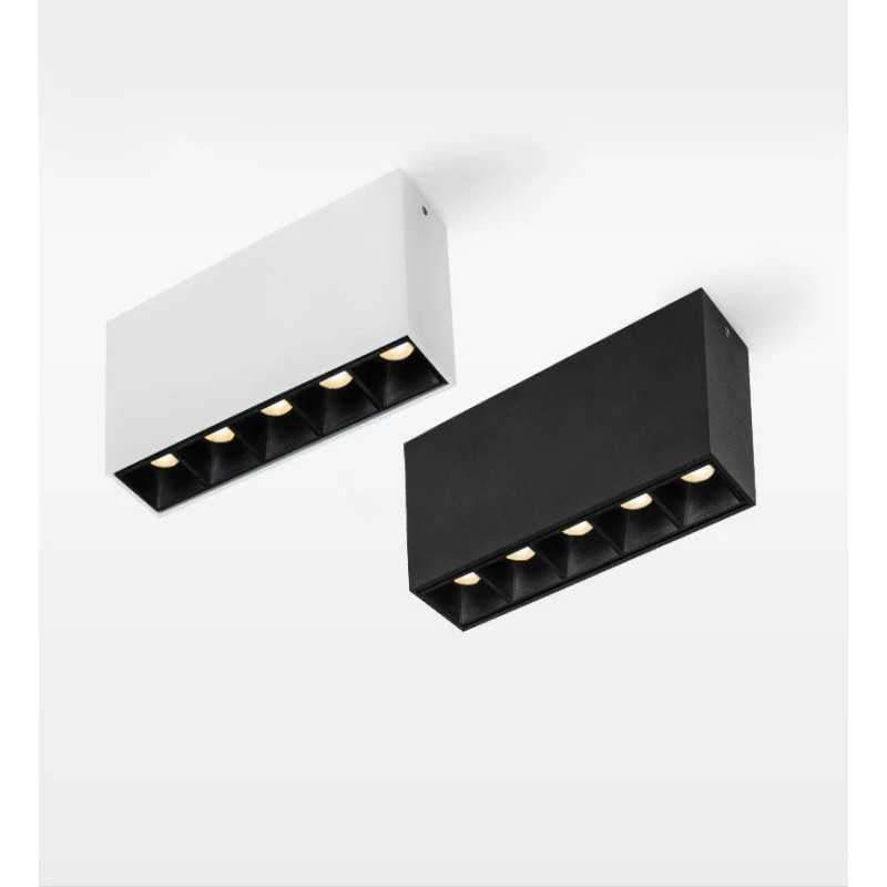 Spot LED încastrat negru, 10 W, 3 temperaturi de culoare, 138 mm