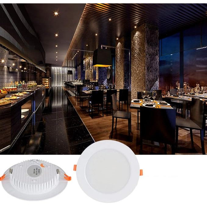 Spot LED încastrat rotund, 18 W, 1800 lm, 3 temperaturi de culoare