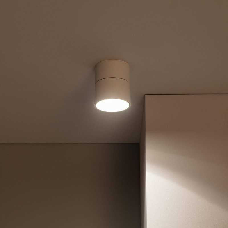 Spot LED alb, 12 W, orientabil 180°, lumină neutră 4000 K