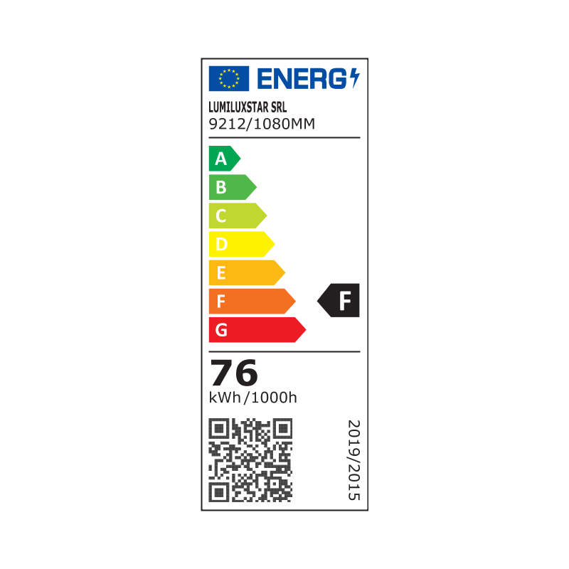 Aplica LED de perete pentru exterior, 180 cm, 44 W, IP65, 3 culori, neagră