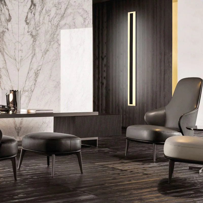 Aplica LED de perete pentru exterior, 180 cm, 44 W, IP65, 3 culori, neagră