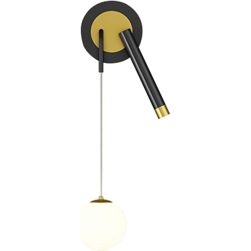 Set de 2 aplice LED negre, 10 W, 69,5 cm, 3 culori de lumină
