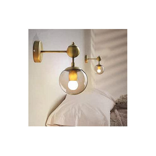 Aplică de perete aurie din metal, 1xE14, 3 temperaturi de culoare