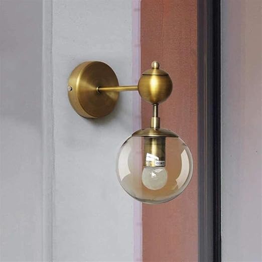 Aplică de perete aurie din metal, 1xE14, 3 temperaturi de culoare