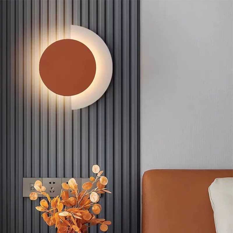 Aplică LED de perete portocalie Ø30 cm, 3 culori, 26 W, 1500 lm