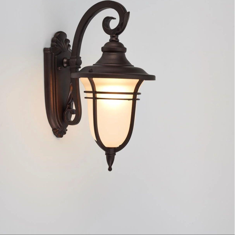 Felinar de perete pentru exterior, E27, 60 W, aluminiu și sticlă