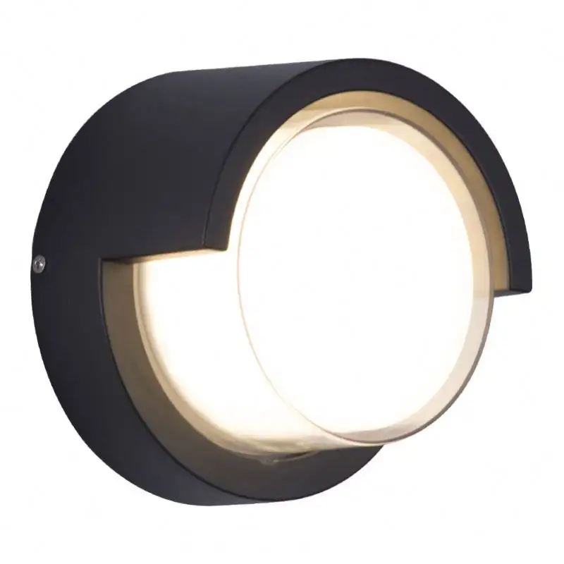 Aplică LED de perete albă, 6 W, 3 culori de lumină, metal și acril