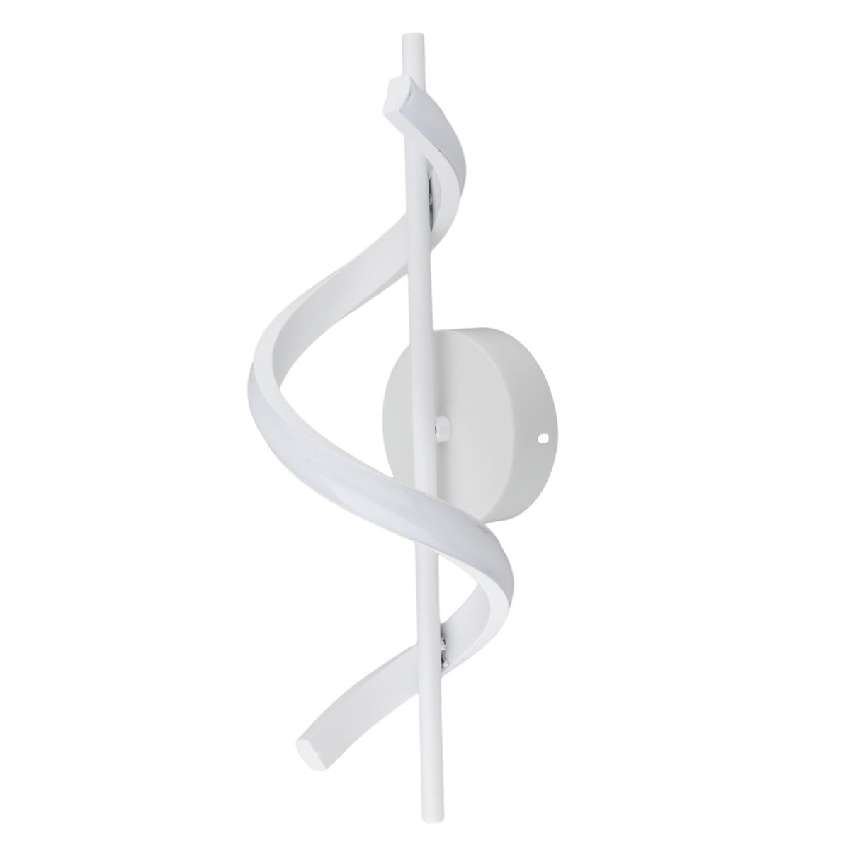 Plafonieră LED albă, 10 W, 1200 lm, 40 cm, metal și acril