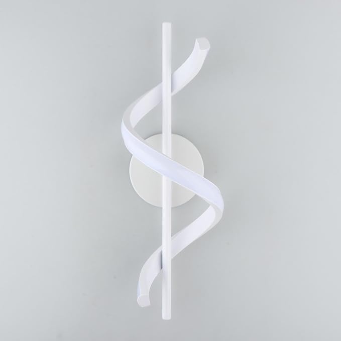 Plafonieră LED albă, 10 W, 1200 lm, 40 cm, metal și acril