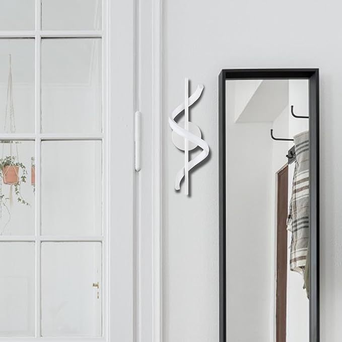 Plafonieră LED albă, 10 W, 1200 lm, 40 cm, metal și acril