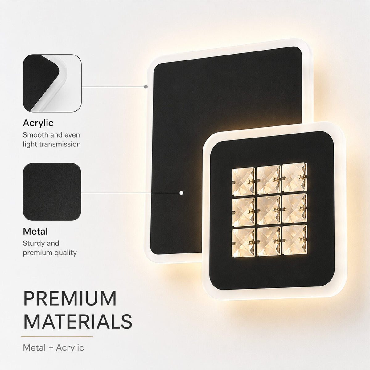 Plafonieră LED 24 W, telecomandă, 3 culori de lumină, albă
