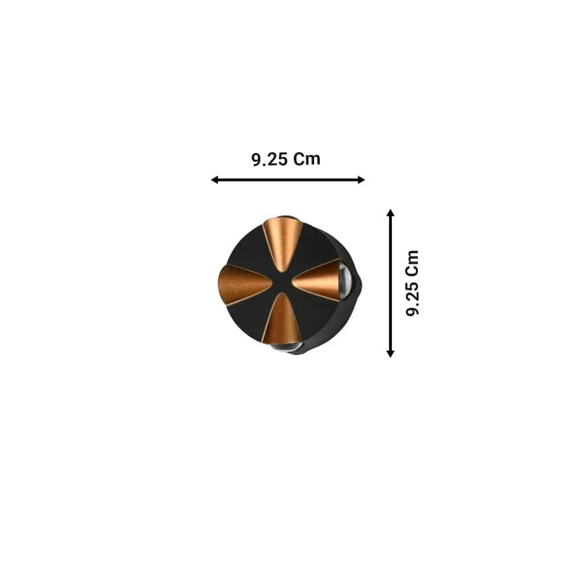 Aplică LED de exterior, 6 W, 540 lm, IP65, 3 culori, alb